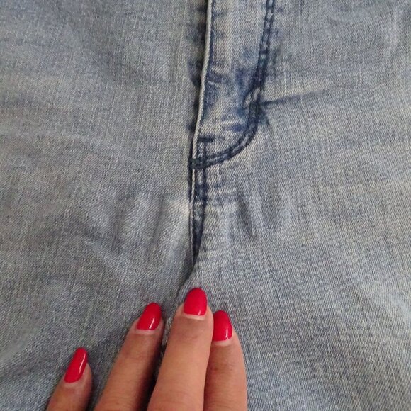 D.Jeans Denim Skinny Jeans Jeggings Women Size 12 Light Wash Blue Back Pockets - Picture 12 of 12